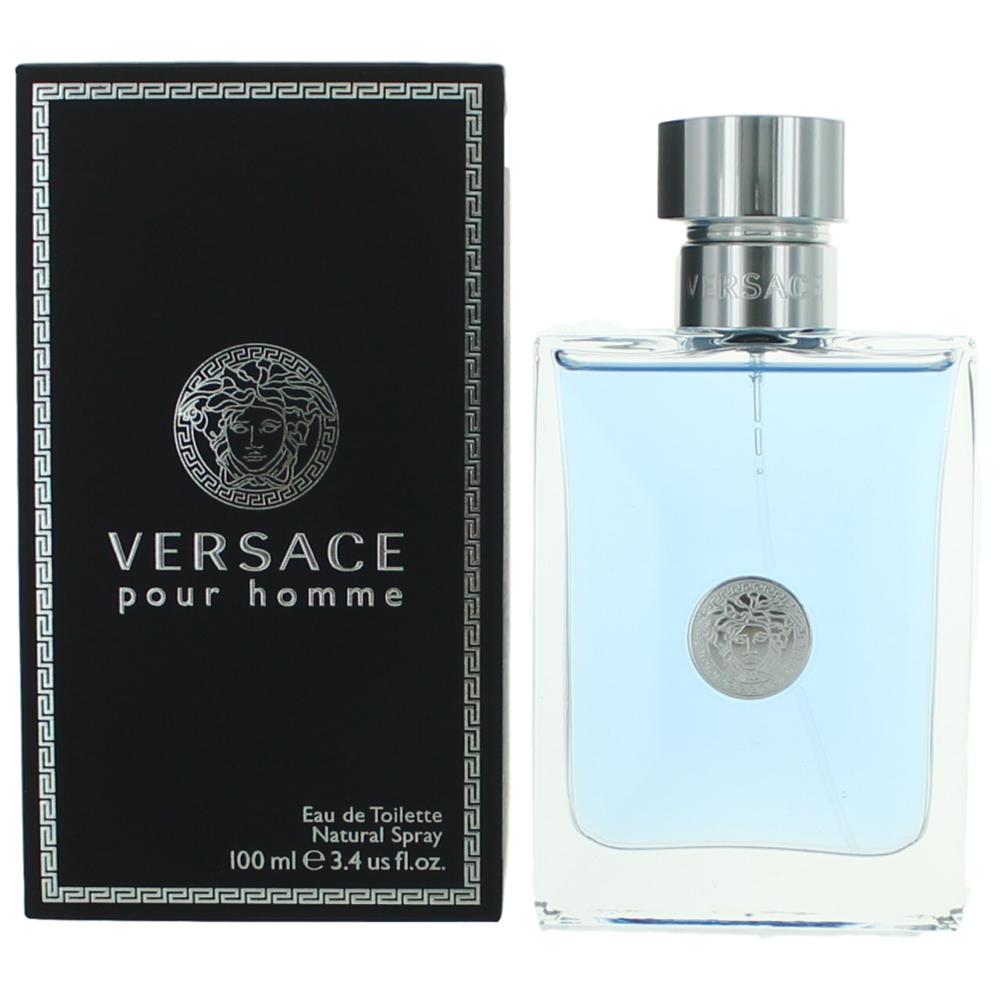 Bottle of Versace Pour Homme by Versace, 3.4 oz Eau De Toilette Spray for Men